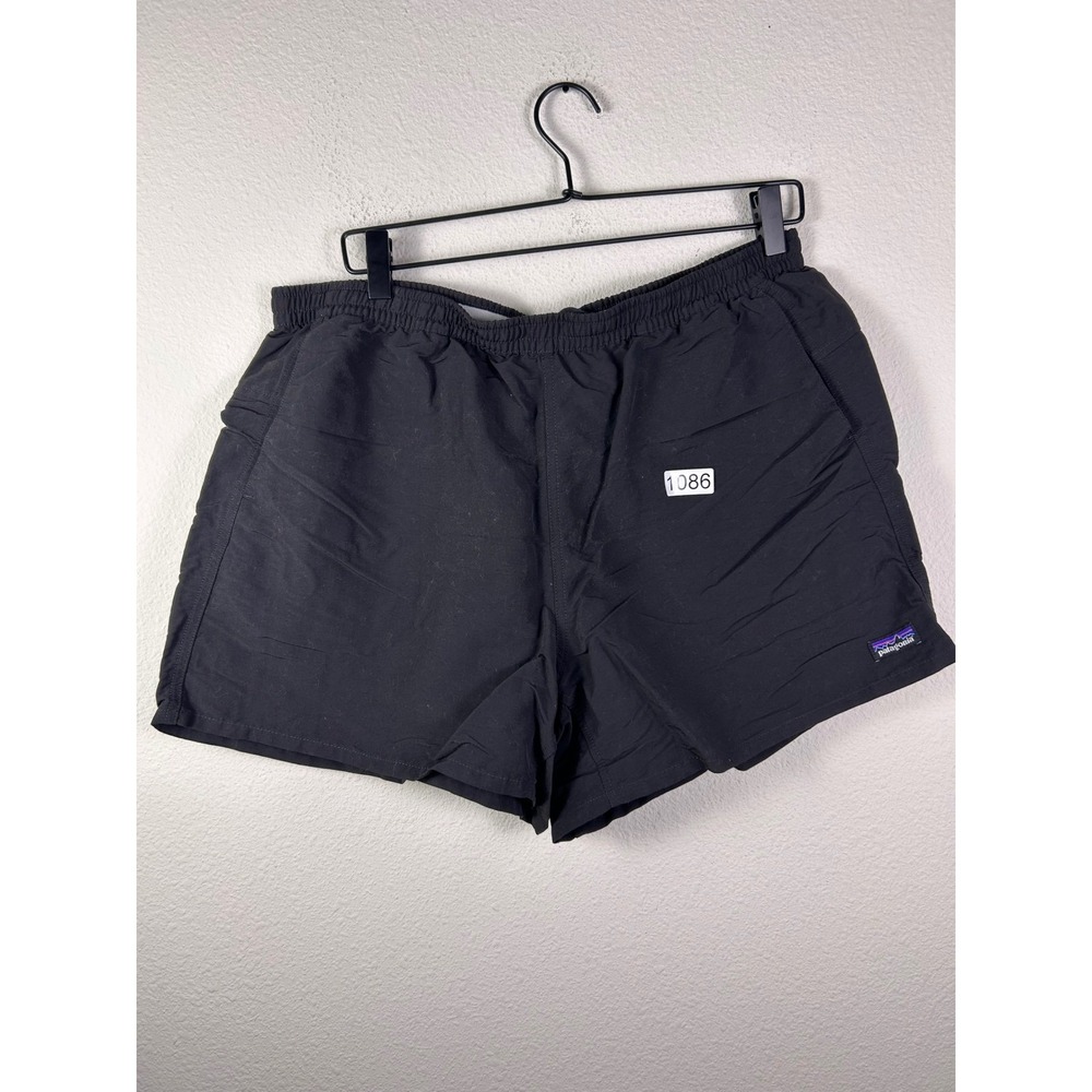 Patagonia Baggies Shorts Mens XL Black 5 Inch Inseam Nylon Water Repellent 57022